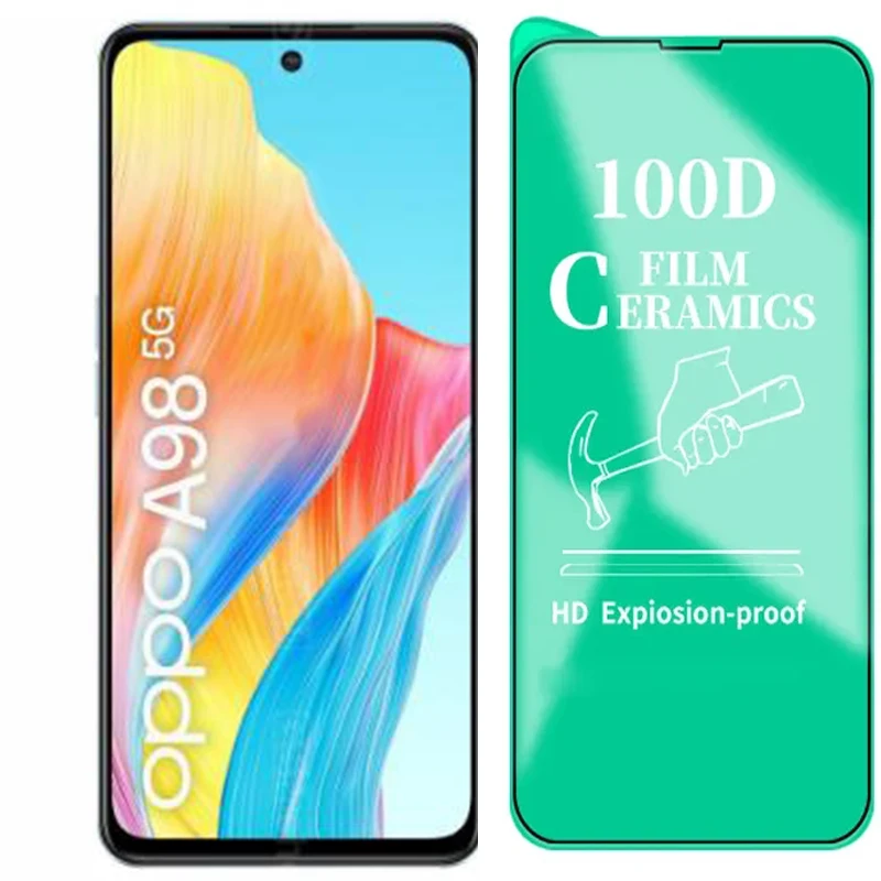 

Clear Matte Soft Ceramic Film for Oppo A98 Screen Protector for OppoA98 Oppoa98 OPPOa98 A98 Anti Scratch Protective Front Film