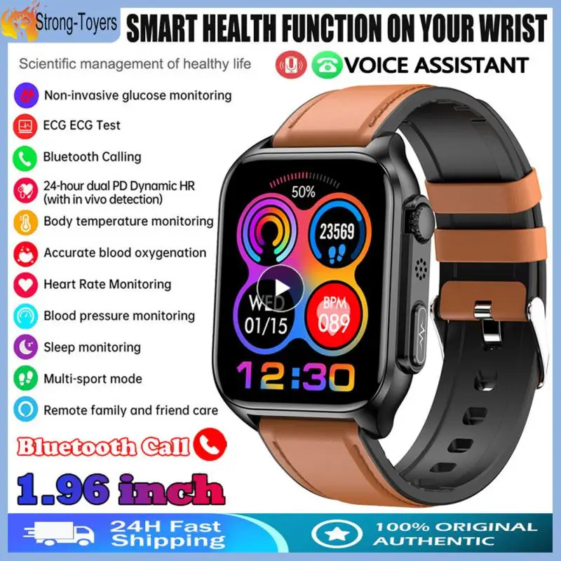 

Новинка 2023 мужские умные часы для здоровья Новинка Bluetooth Вызов тела температура спортивный браслет водонепроницаемые мужские умные часы для IOS Android