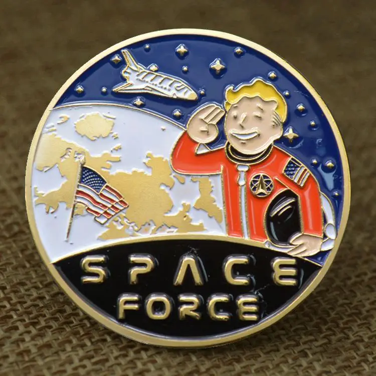 

Позолоченная памятная монета Космических сил США