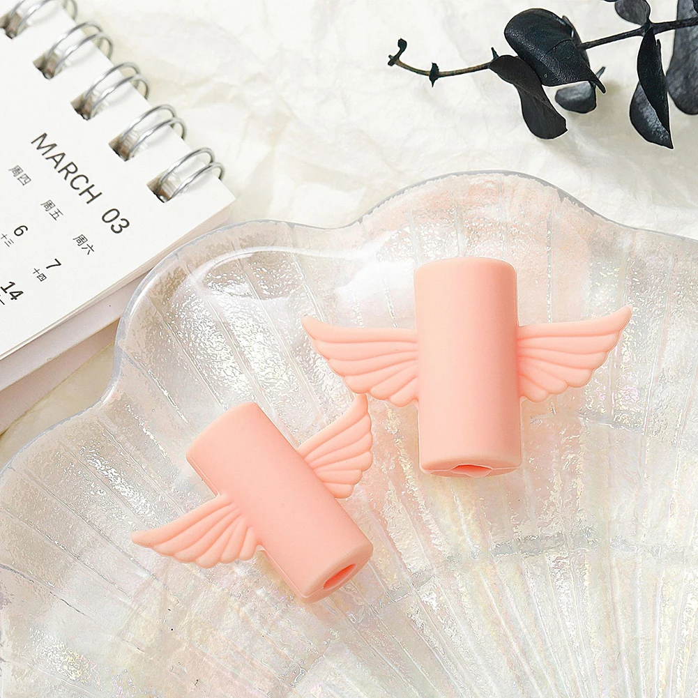 

2PC Creative Simple Data Line Protection Sleeve Charging Line Break Protection Silicone Material, Soft And Easy To Use