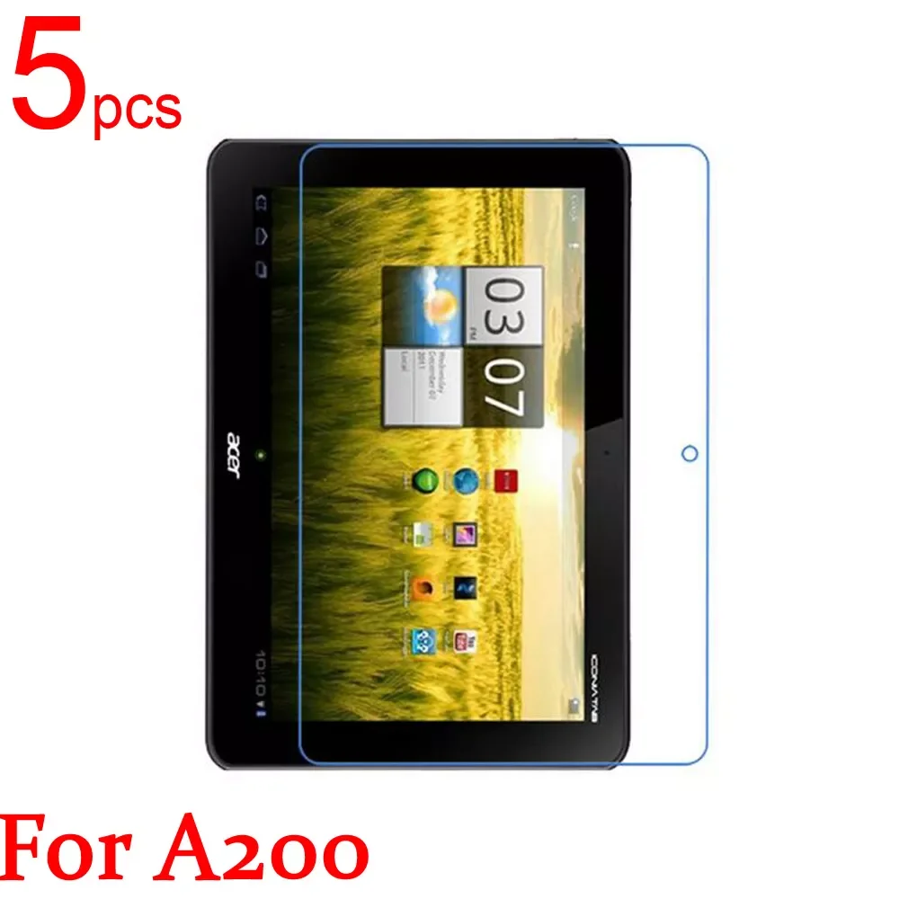 5pcs glossy Ultra Clear/Matte/Nano anti-Explosion LCD Screen Protector Cover Film For Acer Iconia Tab W700 A510 W510 A200 Film