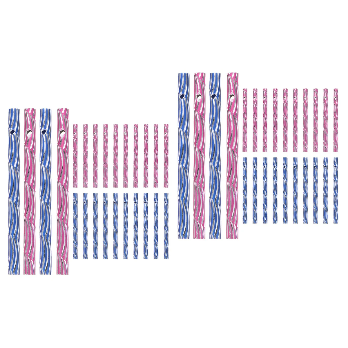 

80 Pcs DIY Wind Chimes Garden Tube Tools Mini Toys Kids Household Crafting Tubes Supplies Aluminum Replacement Sturdy Student