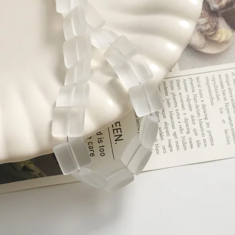 YoZuSmily матовые квадратные стеклянные бусины 12 мм