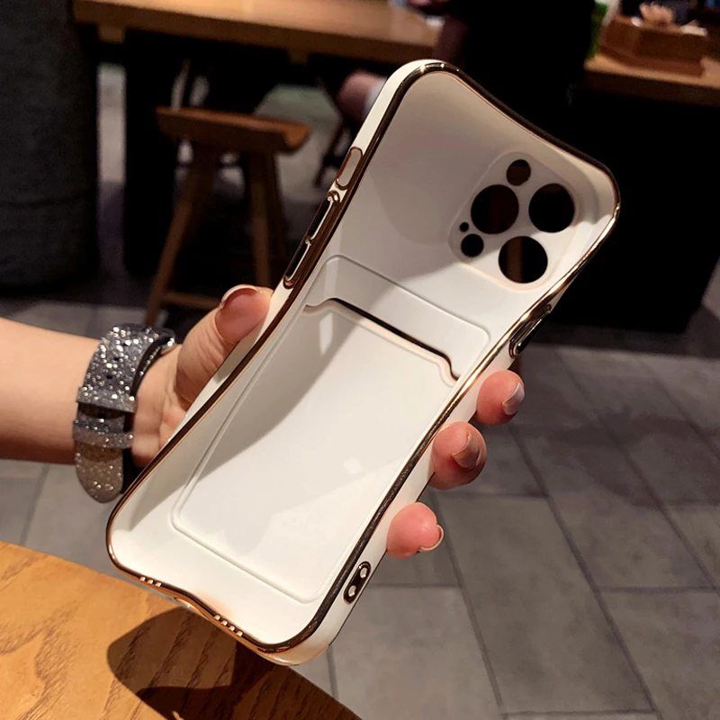 Роскошный мягкий пластиковый чехол с покрытием для iPhone 13 12 11 Pro Max XS XR X R 8 7 Plus SE 2020