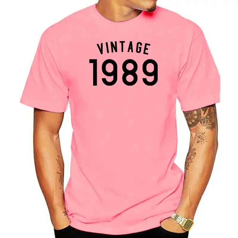 

Винтажная футболка для мужчин и женщин, футболка для 30-го дня рождения, 1989