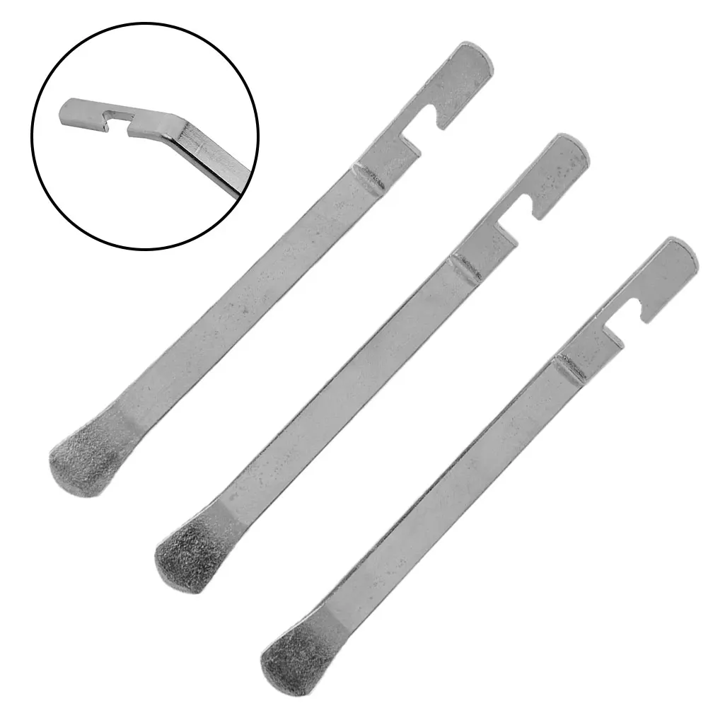 

3PCS Motorcycle Bicycle Tire Changing Levers Tire Spudger Steel Spoon Tire Iron Rim Opener Lever Changer Repair Tools