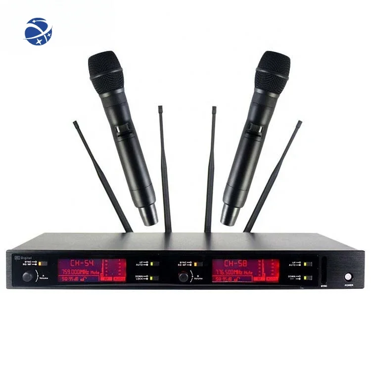 Aoyue Professional беспроводная микрофонная система A-220D UHF беспроводной цифровой