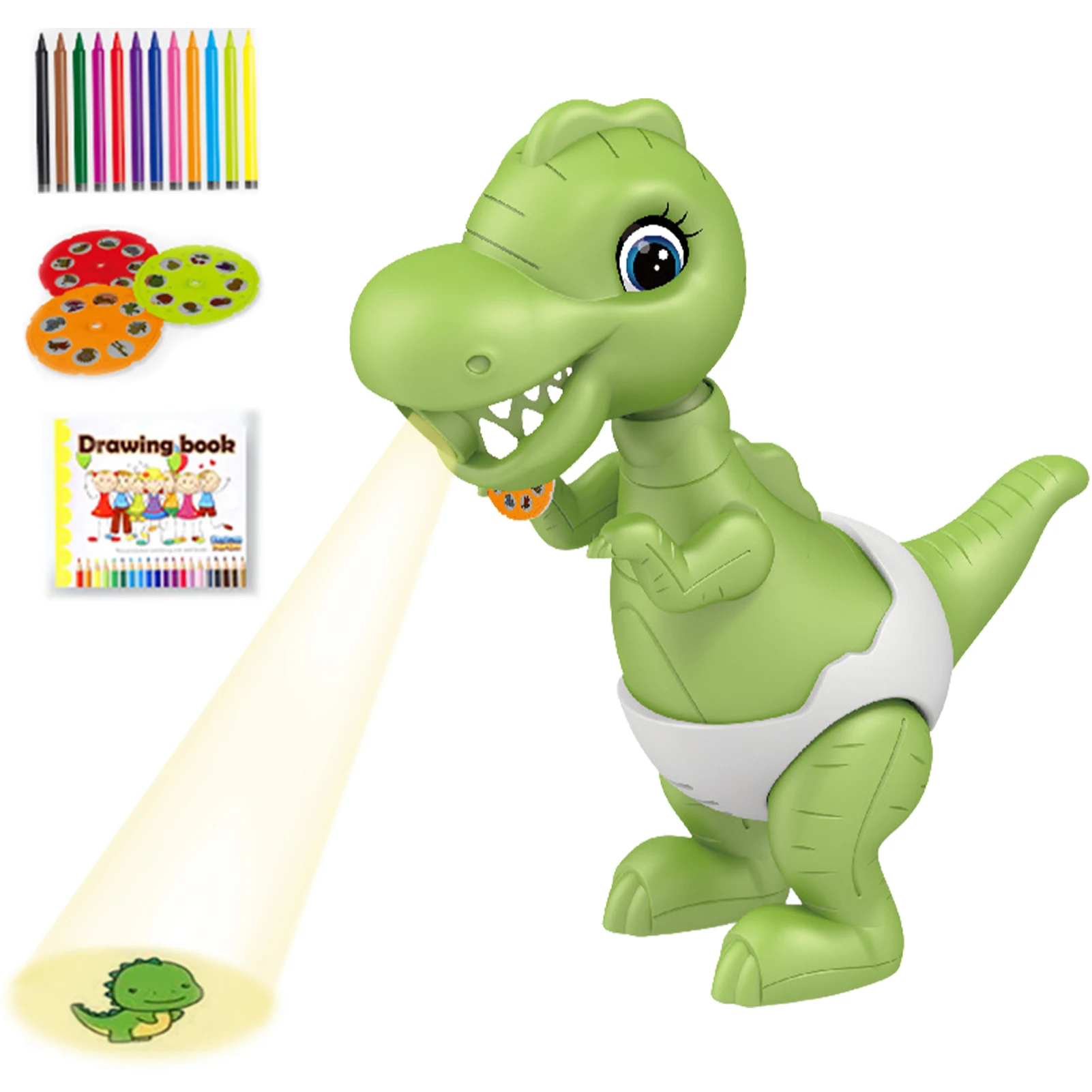 

Projector Drawing Toy Smart Projector Sketcher 24 Patterns And 12 Color Pens Educational Drawing Playset For Kids Boys Girls Age
