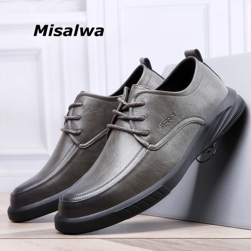 

Soft Leather Men Sneakers Misalwa Casual Formal Men Dress Shoes Men's Designer Loafers Comfortable Flats Men New Moccasins