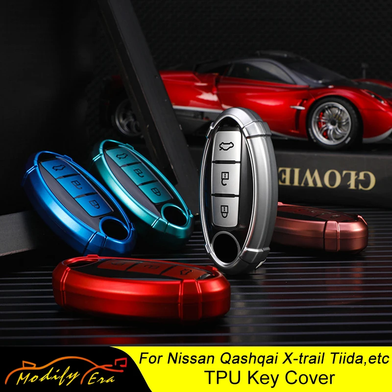 

TPU Car Remote Key Case Cover Shell Fob for Nissan Qashqai X-Trail T32 T31 Juke J10 J11 Kicks Tiida Pathfinder Note for Infiniti