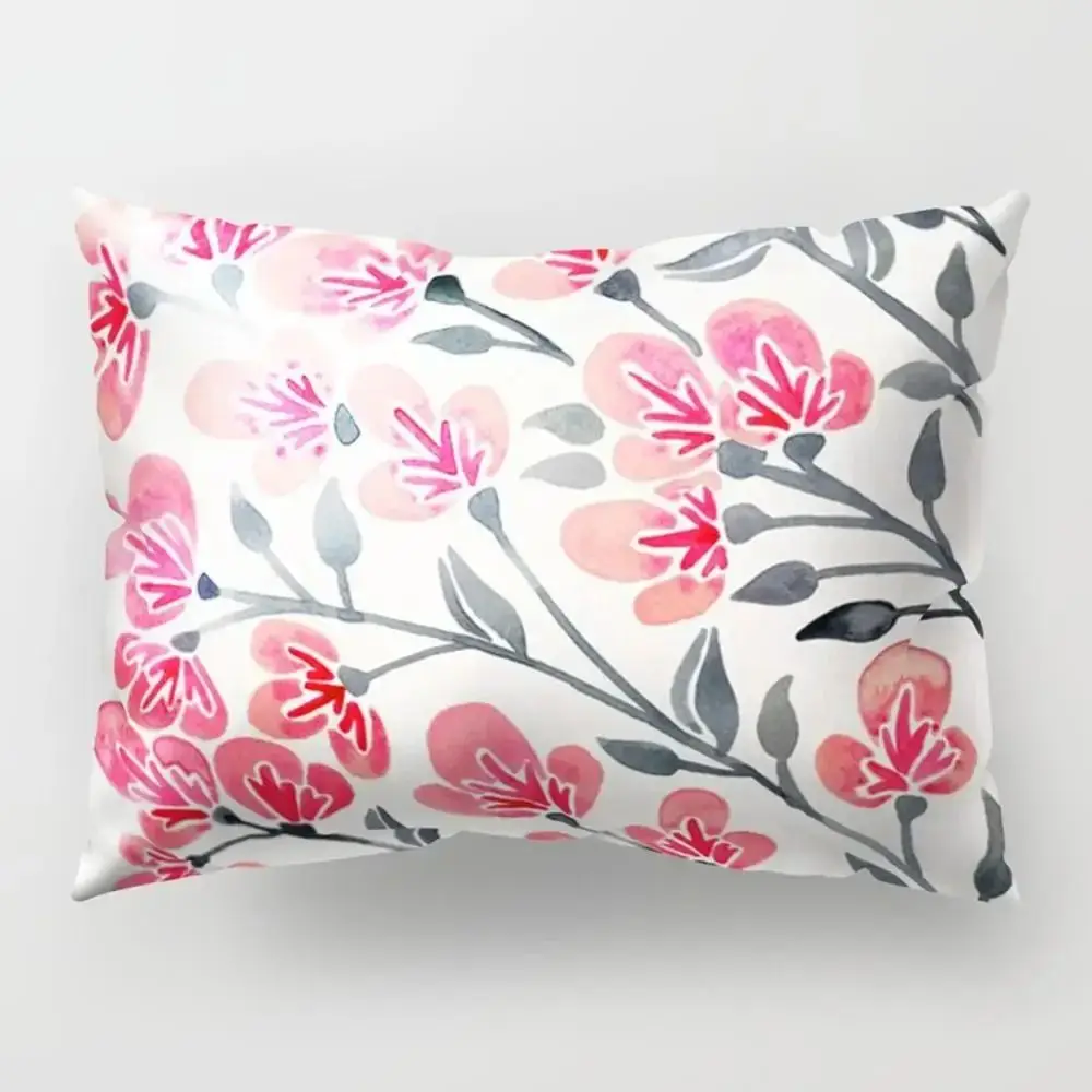 Цветочные ветки художественное украшение для дома объятие подушки