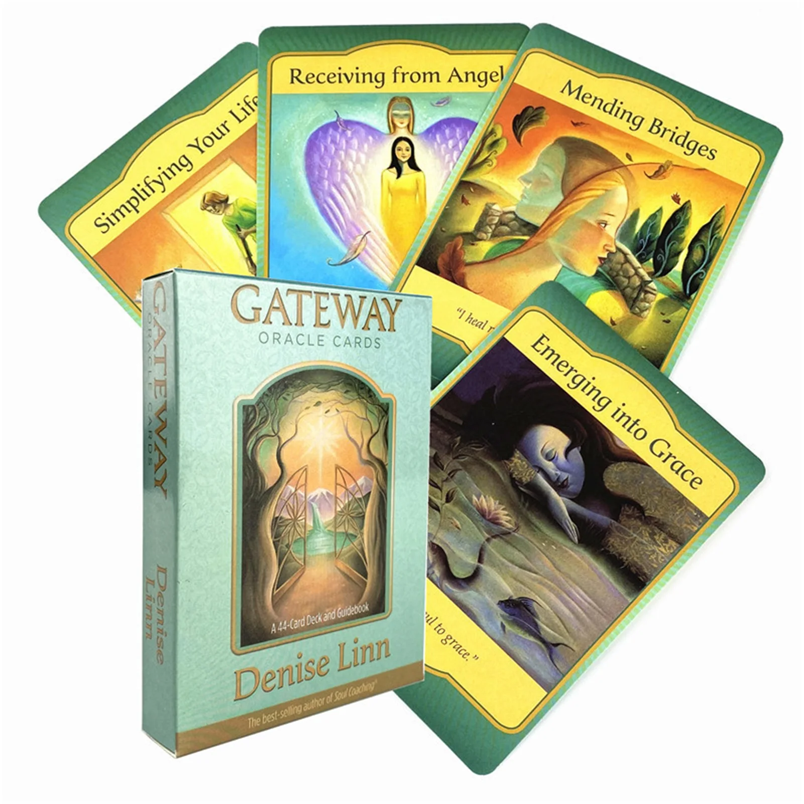 

Карточка-Таро Gateway с изображением оракла, гадания, карточная игра, игрушка, подарок, настольная игра, астрология, священный самоуход, английс...