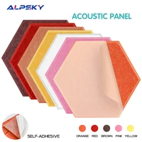 3Pcs Hexagon Self-adhesive Soundproofing Wall Panels Sound Proof Acoustic Panel Living Room Office Nursery Wall Decor Home Decor