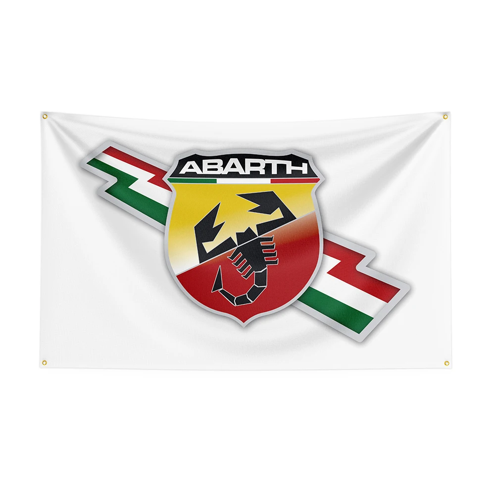 

90x150cm Abarthss Flag Polyester Printed Racing Car Banner -ft Flag Decor,flag Decoration Banner Flag Banner