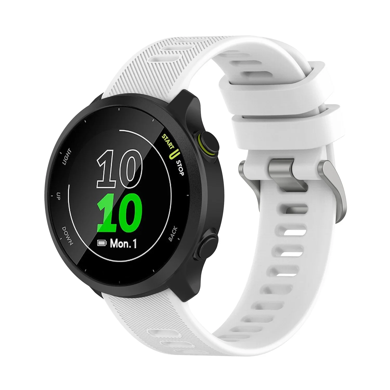 Фото Ремешок силиконовый для смарт-часов Garmin Forerunner 55 158 245 645, 20 мм №2