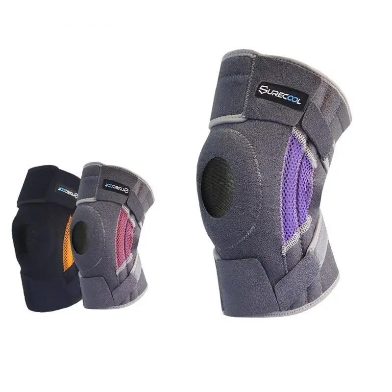 

1pcs Knee Support Pads Brace with Side Stabilizers Patella Gel Pad for Knee Joint Pain Relief Meniscus Ligament Kneepad Sports
