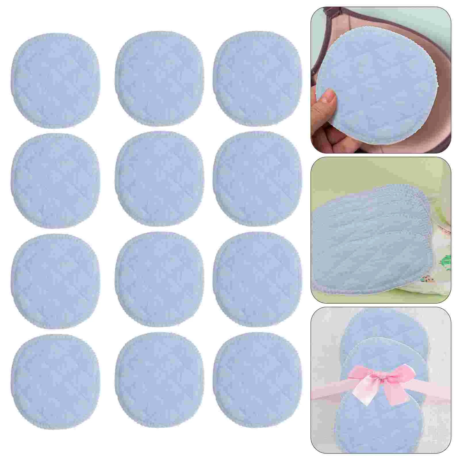 

30 Pcs Washable Breast Pads Covers Comfortable Breastfeeding Leakproof Cotton No Stimulation Baby Nursing