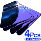 Закаленное стекло с полным покрытием для Xiaomi Redmi Note 10 7 9s 9 8 Pro, Защитная пленка для экрана Poco X3 Pro NFC, полное защитное стекло, 4 шт.