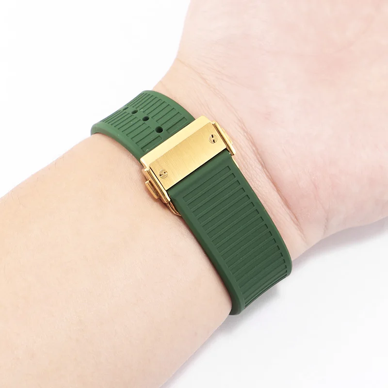 Replacement Strap Fits F-80 Series Notch Sports Silicone Watch Band 26mm