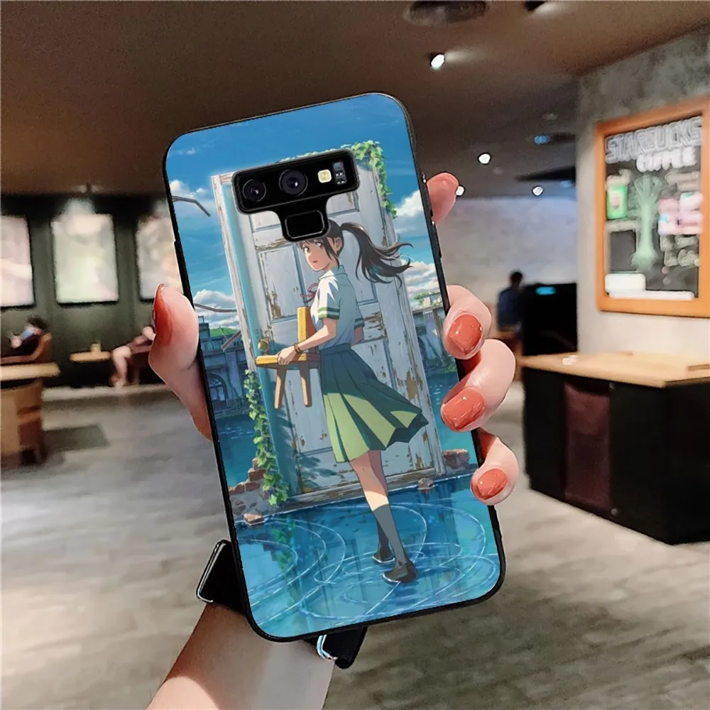 Чехол для телефона BiliBili S-Suzume No T-Tojimari Samsung Note 8 9 10 20 Pro Plus Lite M 11 30 21 31 51 A 22 42 02 03