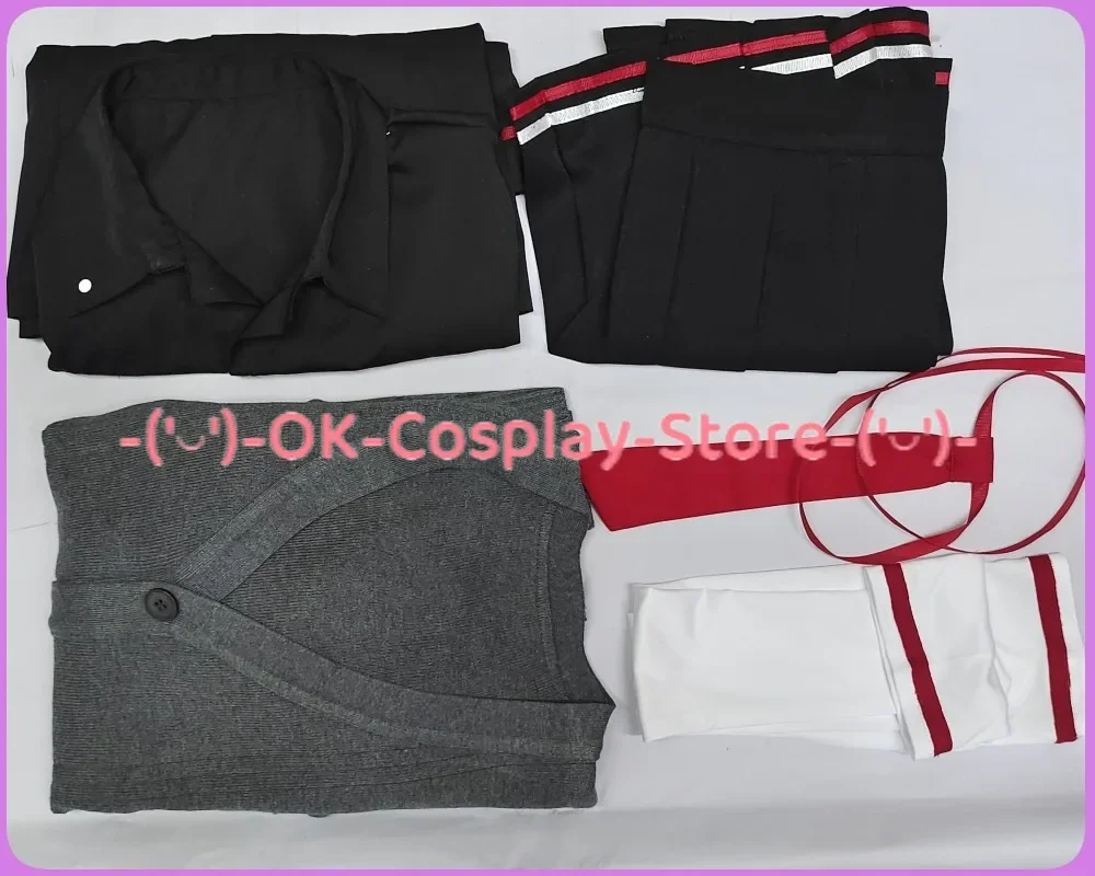 Игровой синий архив костюм для косплея Хатами Эрика женская одежда вечеринки