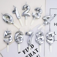 new colorful wedding birthday number cake candles 0 1 2 3 4 5 6 7 8 9 cake topper kids girls boys baby party supplies decoration