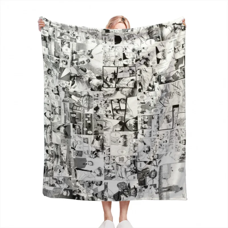 

Diamond no Ace Manga Collage Throw Blanket Soft Velvet Blanket Travel Bedding Home Decor Fleece Blanket