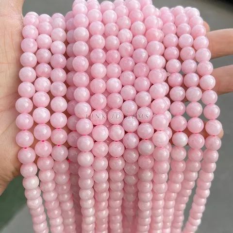 Розовые бусины из розового кварца Buy Bao Ji 4-12 мм