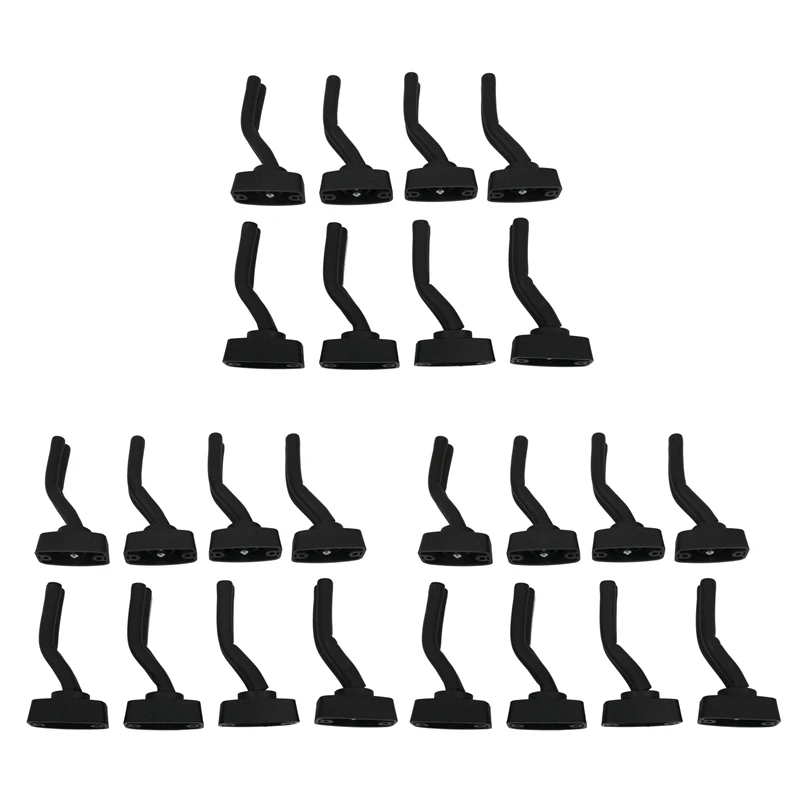 

24 X Guitar Hanger Hook Holder Wall Mount Display Acoustic Guitar Stand Bass Mandolin Banjo Wall Mounts Hangers Black