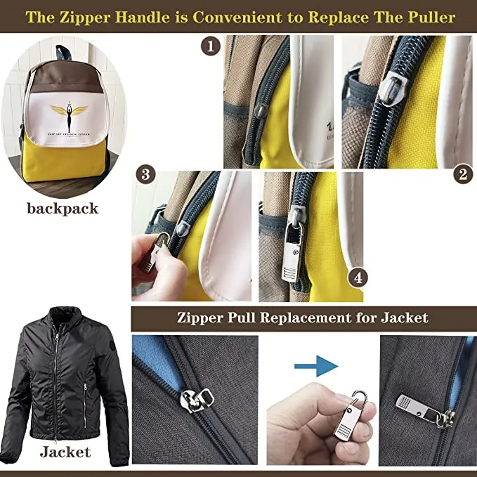 Съемный съемник для молнии удлинитель сменный комплект ремонта мгновенной