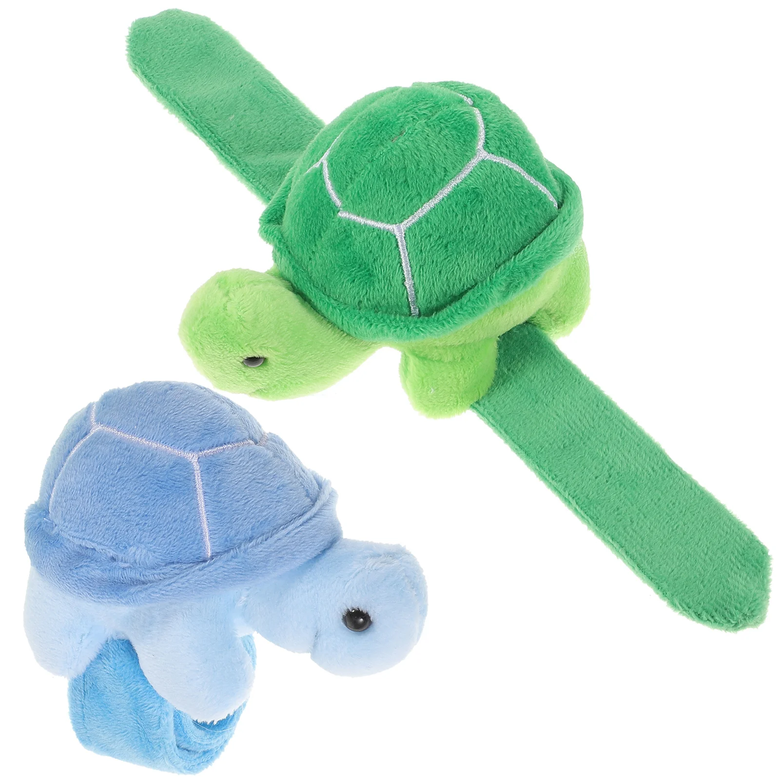 

2Pcs Stuffed Turtle Slap Bracelet Plush Stuffed Wristband Animals Slap Bracelet Kids Party Favor