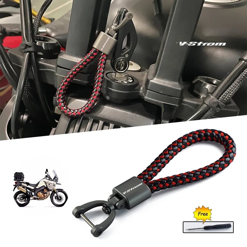 

For SUZUKI Vstrom DL 250 650 1000 V-Strom 650XT 1000XT Vstrom650 Vstrom1000 Motorcycle High Quality Accessories Keyring Keychain