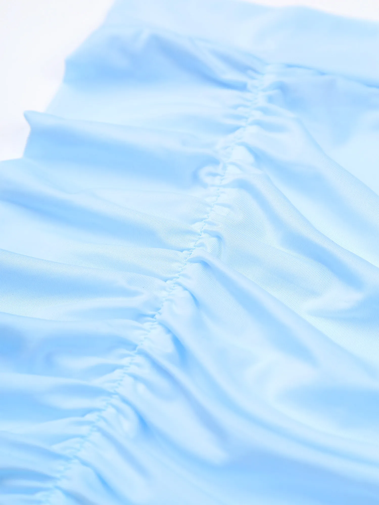 Женская мини-юбка полупрозрачная юбка с оборками эластичные ленты обтягивающая