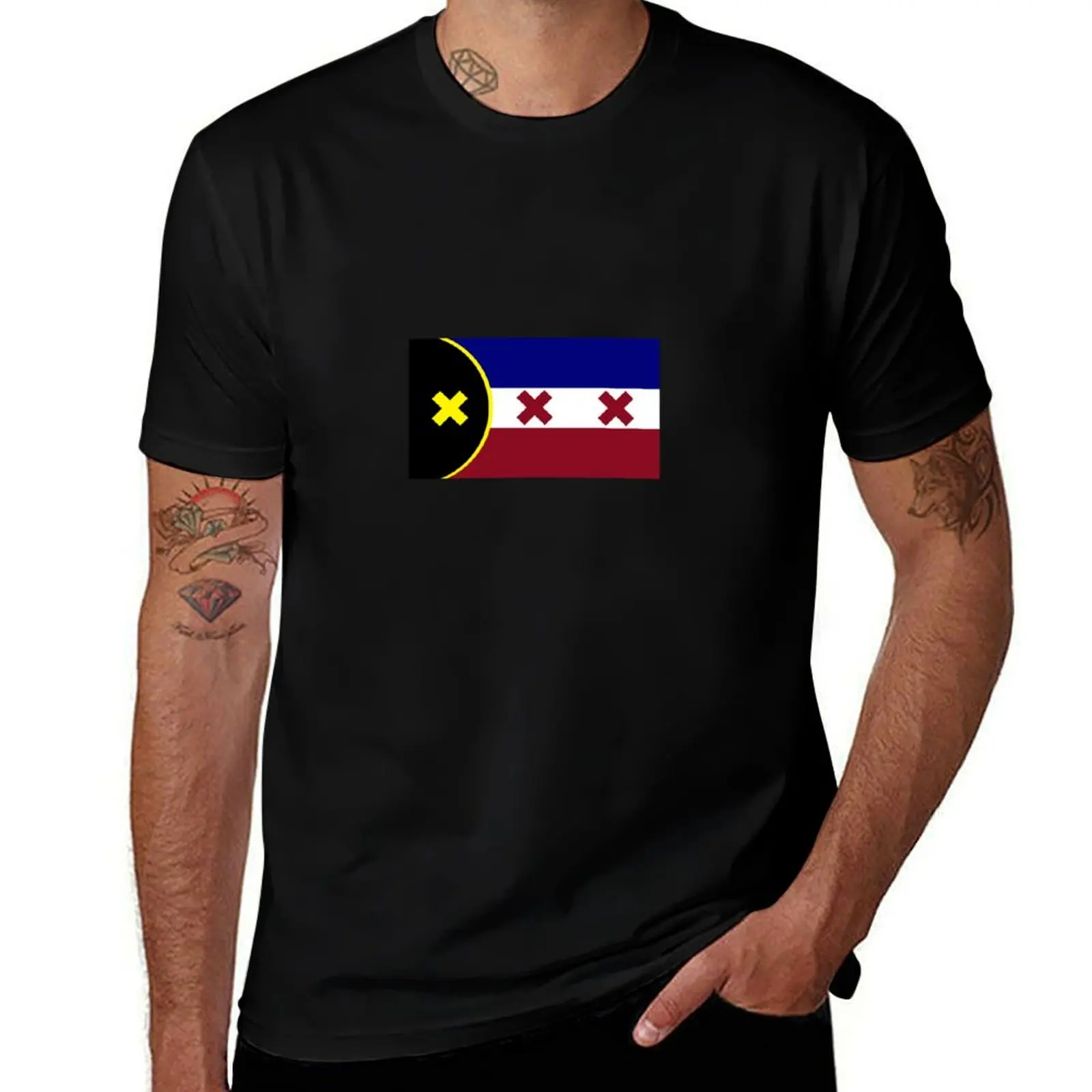 Фото Футболка L'Manberg Dream SMP Flag, быстросохнущая футболка для путешествий №1