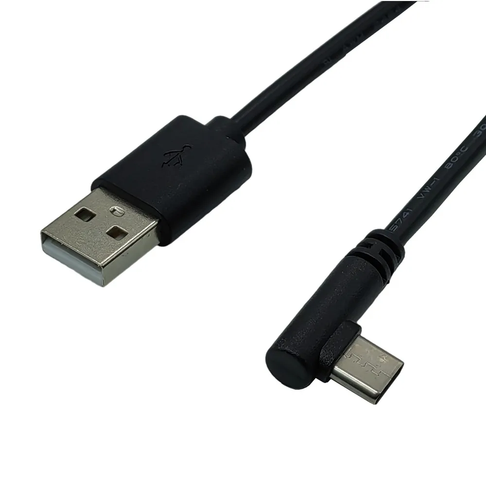 Кабель USB Type-C с углом поворота 90 ° 0 2 м