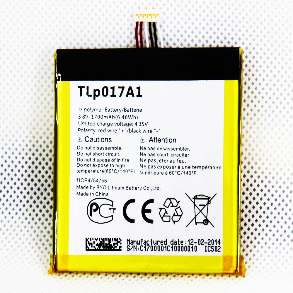 Мобильный аккумулятор для Alcatel TLi004FA / TLi019DA TLi022A1 TLp017A1 TLp021B1 TLp025A1