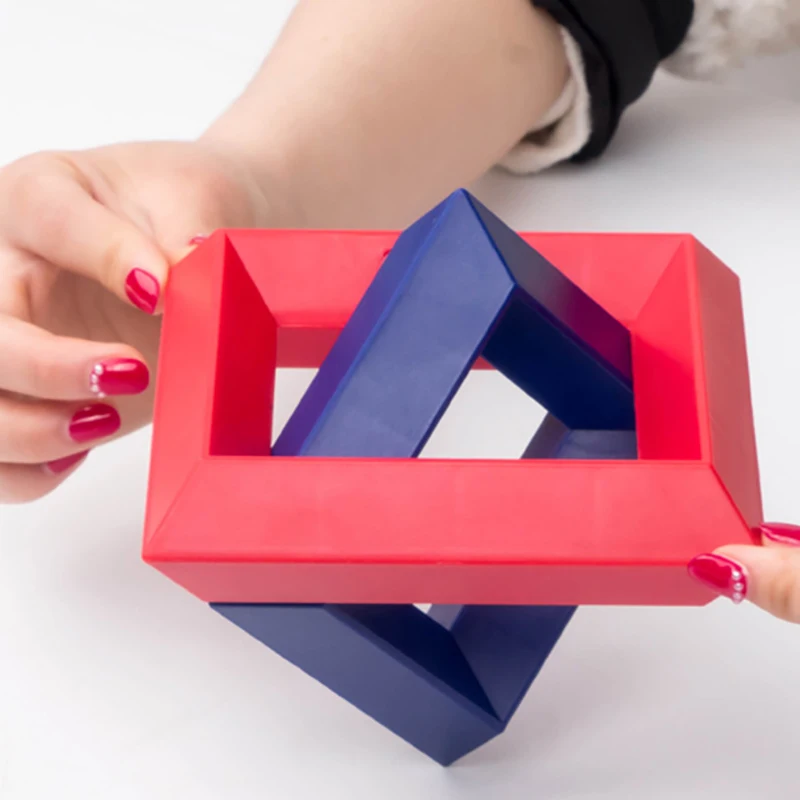 Пирамида Монтессори строительные блоки детская игрушка набор для укладки 3D