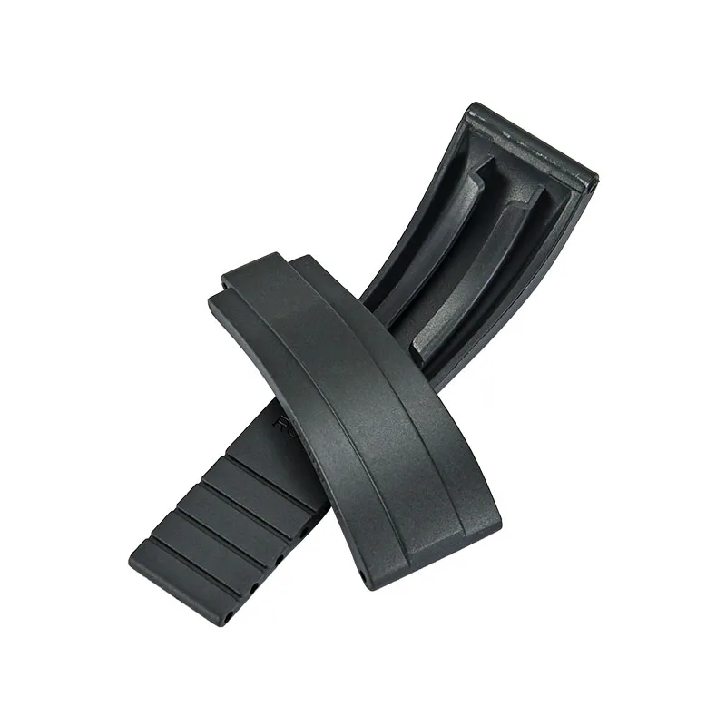 New 20mm 21mm Waterproof Rubber Watch Band For Rolex Watch Silicone Strap