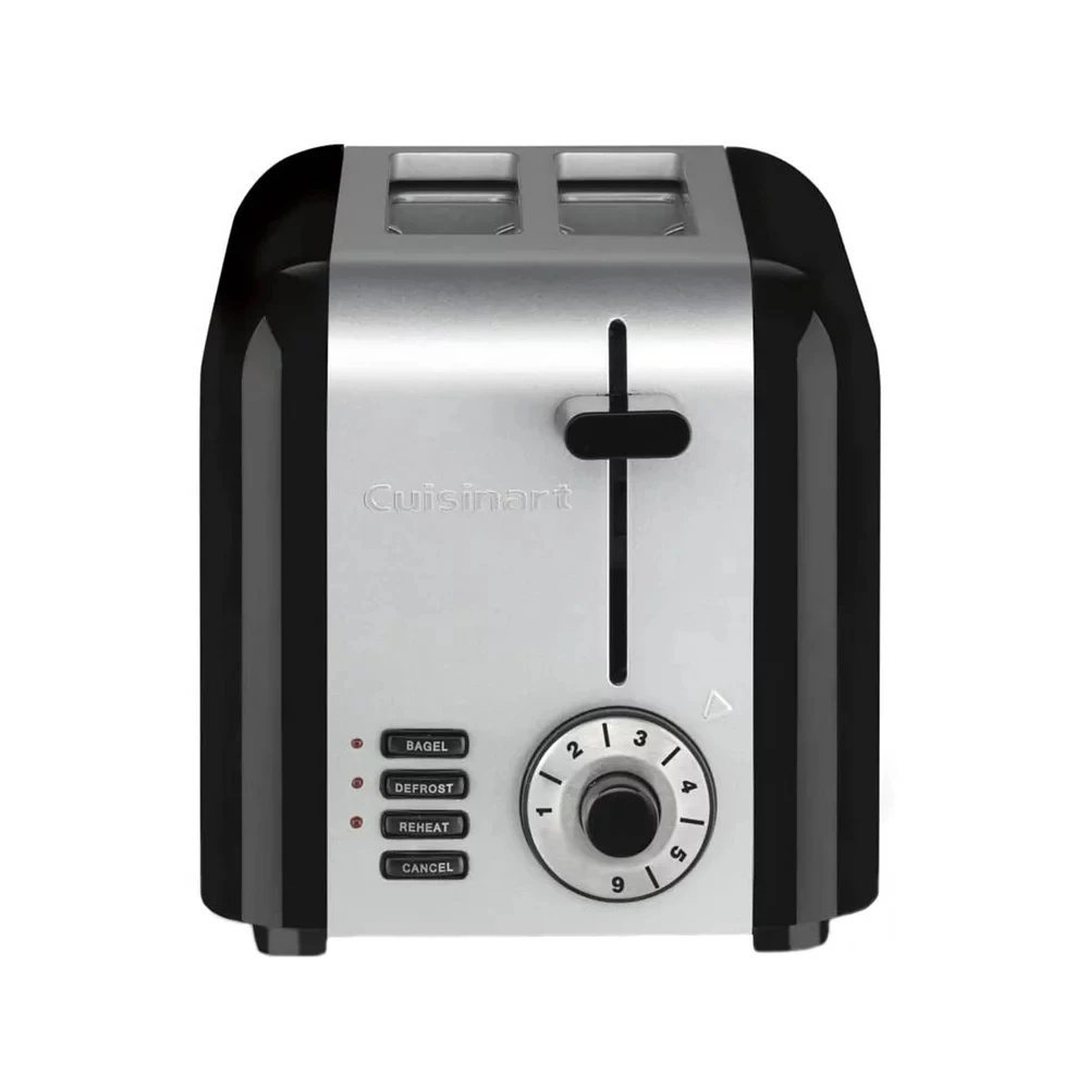 

2 Compact Stainless Toaster