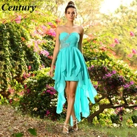 century a line sweetheart wedding party gowns asymmetrical bridesmaid gowns blue bridesmaid dresses wedding guest party gowns