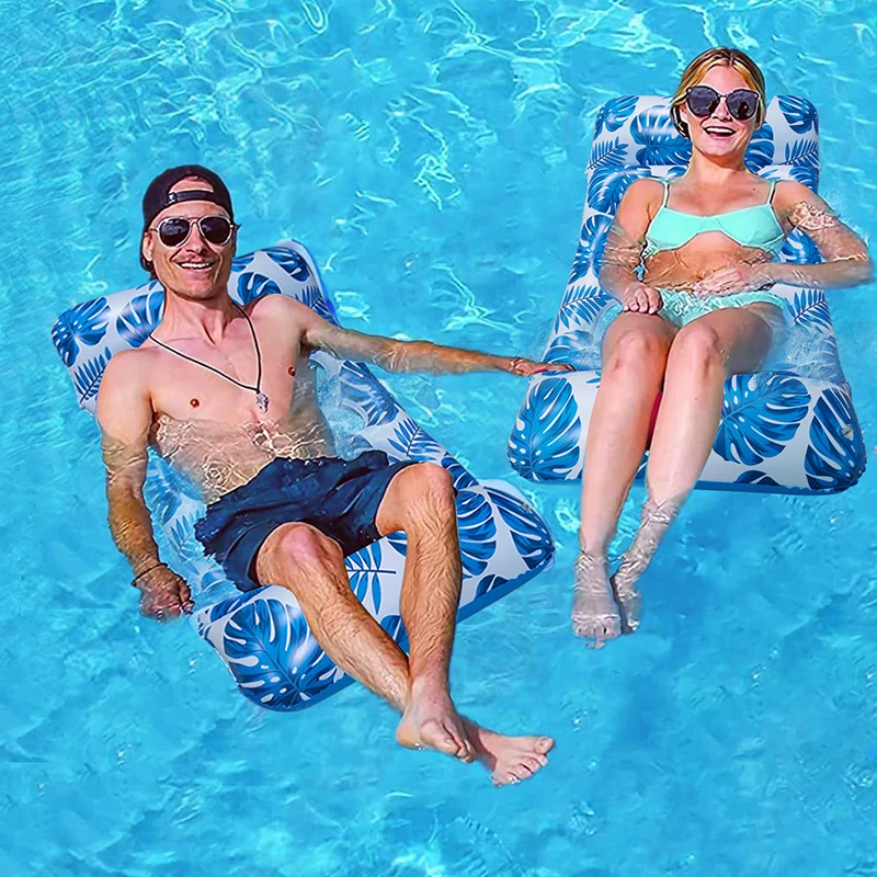 

New Outdoor Foldable Water Hammock Inflatable Floating Swimming Pool Mattress Party Lounge Bed Beach Sports Recliner Recreation