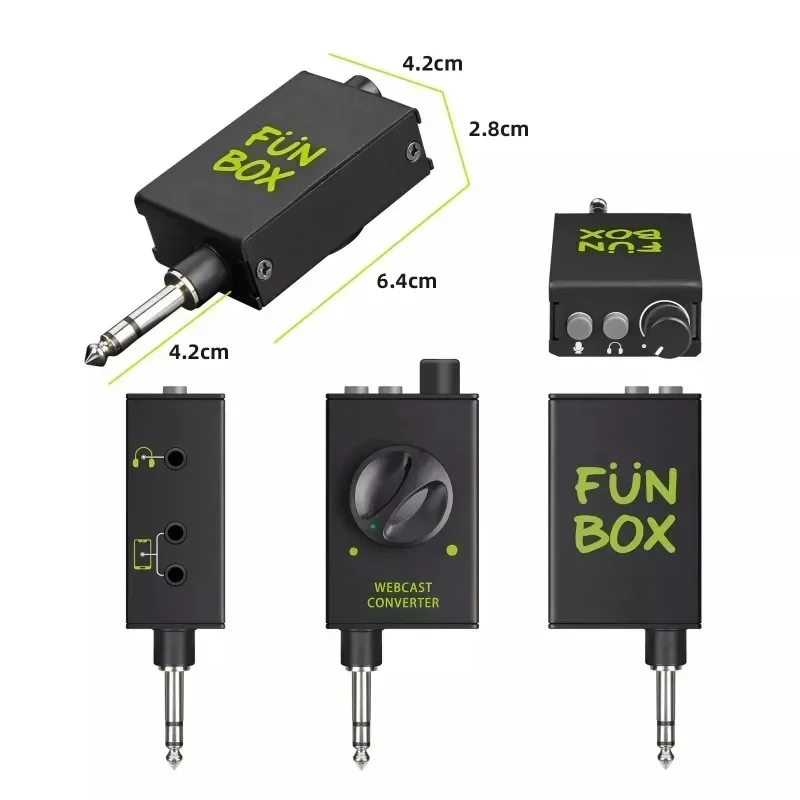 Converter MatchBox Live Match box Sound Card Audio For Stage performance Broadcast/Studio Recording/PK/Karaoke