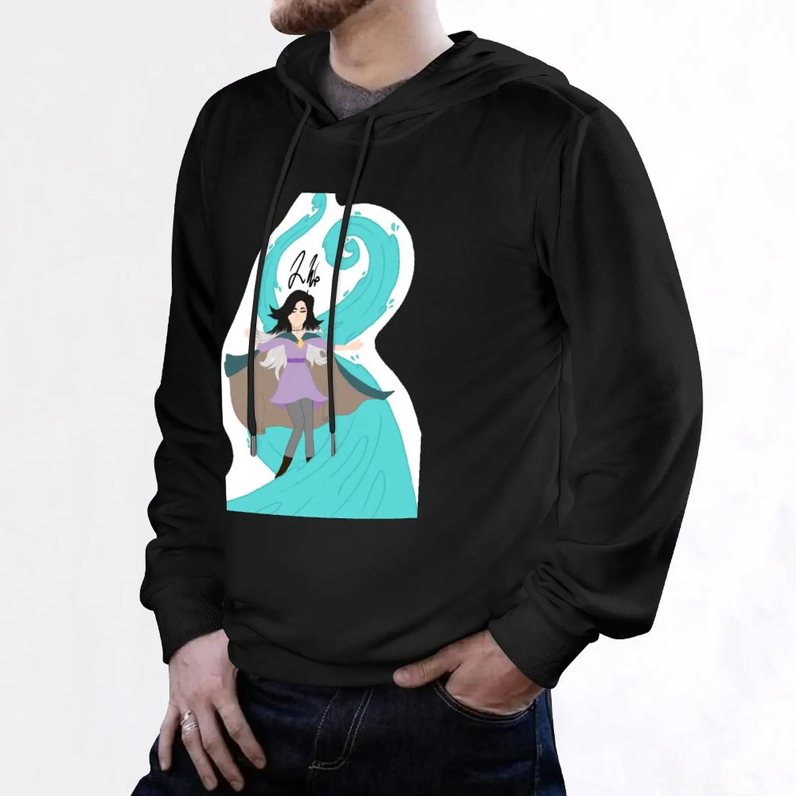 Keeper of the Lost Cities - пуловер с капюшоном Linh Song мужская осенняя одежда в стиле аниме