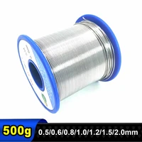 500g 0 5mm0 8mm1 0mm0 6mm1 2mm1 5mm solder wire rosin core tin solder wire soldering 1 5 2 0 welding flux iron wire reel
