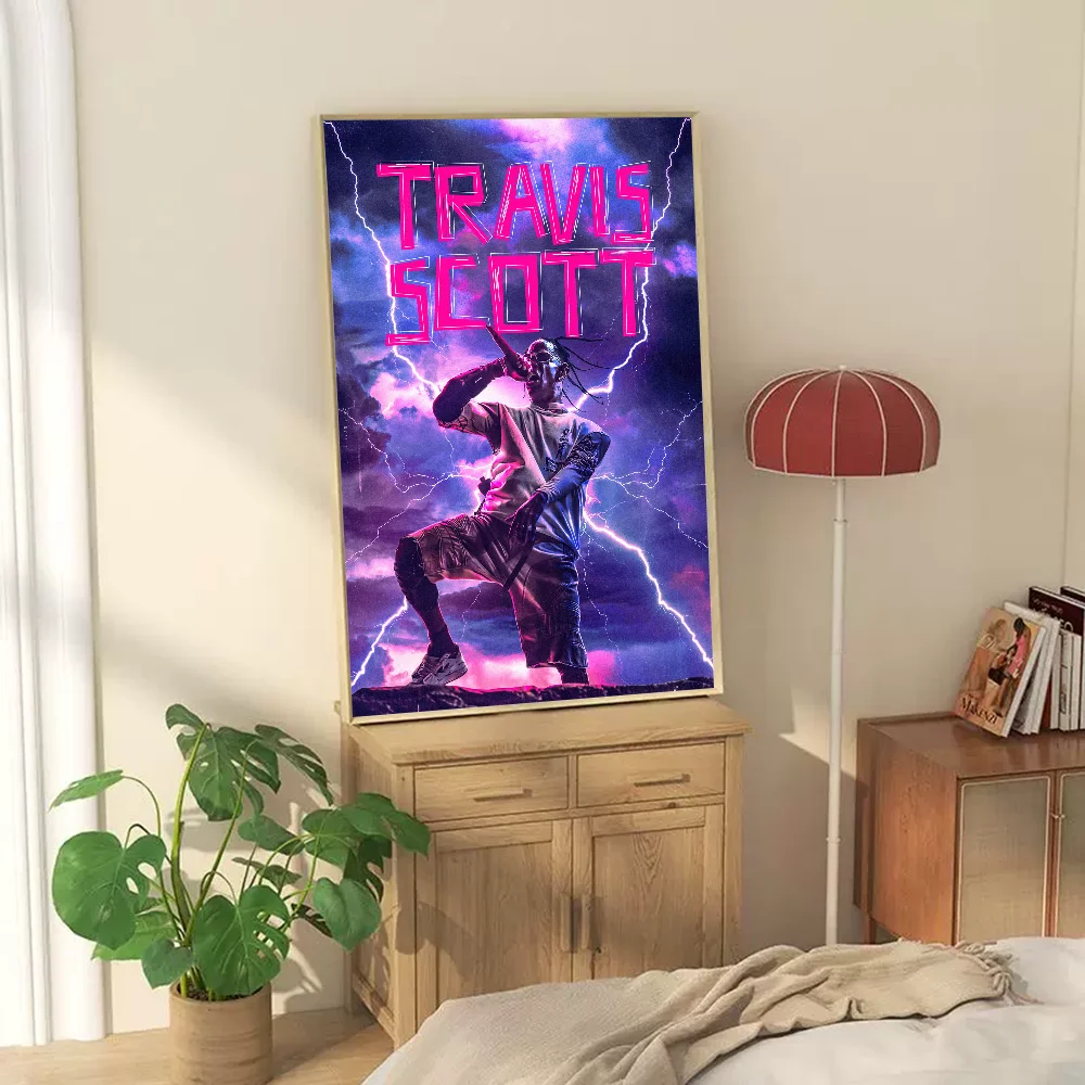 Хип-хоп певица T-Travis S-Scott фильм липкие постеры необычные наклейки на стену для гостиной украшения бара винтажная живопись (art.: 3920cbff4c79a) - 3920cbff4c79a