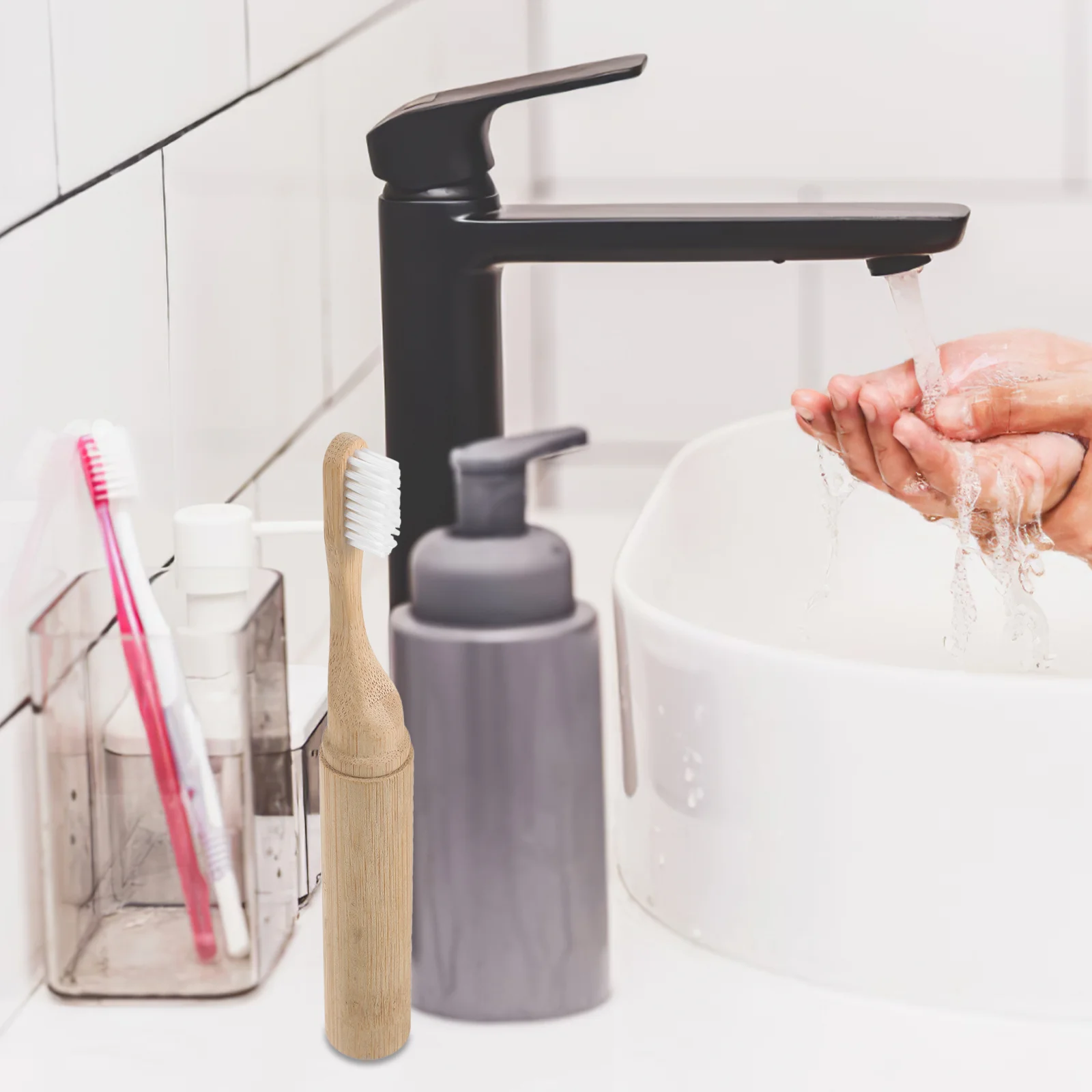 

Путешествия бамбуковые швы мягкая щетина портативный складной для взрослых