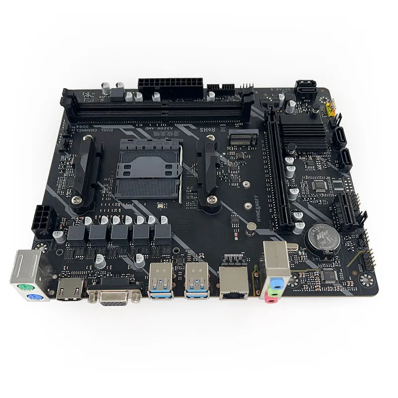 Фото Материнская плата для компьютерных игр AMD A320 B450 AM4 DDR4, 1331 B550, B350 для настольных ПК №2