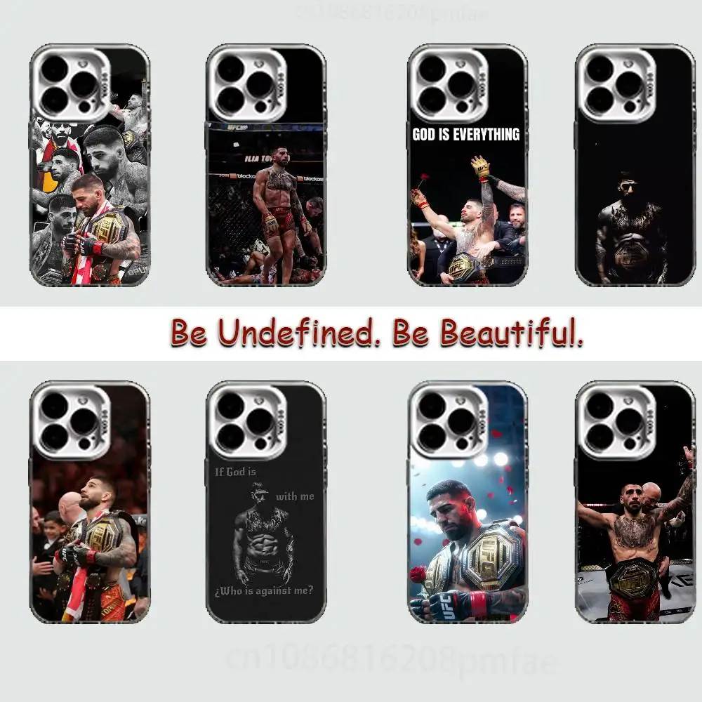 Фото Противоударный чехол I-Ilia Champion T-Topuria Full Cover для iPhone 17, 16, 15, 14, 13, 12, 11 Pro Max, Plus, 16E, X, XR, XS Max №1