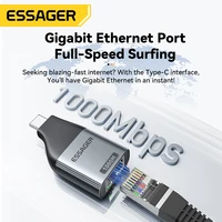 Адаптер Essager RJ45 на Type-C#1