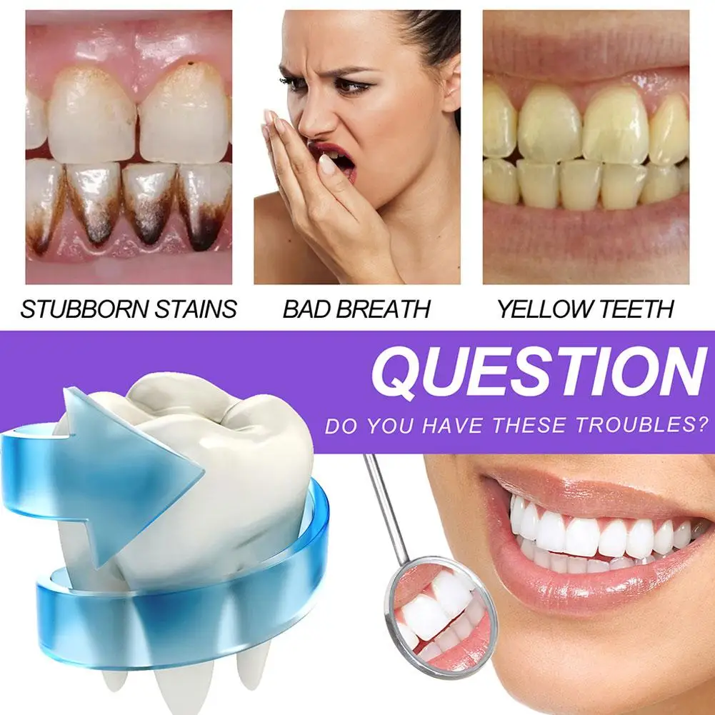 

Purple Mousse Dental Beauty Toothpaste Professional Cleaning Bleaching White Repair Fresh Yellow Bright Teeth Stain Teeth B A3E7